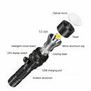 180000LM L2 LED Tactical Flashlight USB Rechargeable Camping Hunting Torch - Tavice