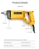 1800W Portable Electric Concrete Vibrator w/ Needle 2m Hose Cement Construct - Tavice