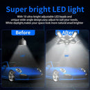 180W Super Bright LED Garage Light Deformable Ceiling Lights Workshop Shop - Tavice