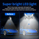 180W Super Bright LED Garage Light Deformable Ceiling Lights Workshop Shop - Battery Mate