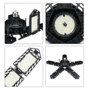 180W Super Bright LED Garage Light Deformable Ceiling Lights Workshop Shop - Battery Mate