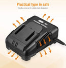 18V Replacement Battery Charger for AEG 18V Cordless Power Tools BS 18C LI L1850R L1820R L1825R L1860R L1815R BKS 18 LI AL1218 L1830R - Tavice