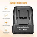 18V Replacement Battery Charger for AEG 18V Cordless Power Tools BS 18C LI L1850R L1820R L1825R L1860R L1815R BKS 18 LI AL1218 L1830R - Tavice