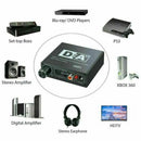 192kHz Digital Optical Coaxial Toslink to Analog RCA L/R 3.5mm Audio Converter - Tavice