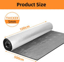 1Mx5M Sound Deadener Roller Car Insulation Mat Heat Shield Noise Adhesive Foam - Tavice