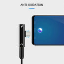 2 in 1 USB Type C to 3.5 mm Charger Headphone Audio Jack USB C Adapter Connector - Tavice