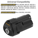 2 Pack 12V 3.5Ah Battery For Worx WA3503 WA3504 WA3505 WA3509 WX125 Cordless Power Tool - Tavice