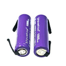 [2 Pack] 14500 1000mAh AA - Size 3.7V Li - ion Rechargeable Batteries with Solder Tabs | High - Performance Cells for Hair Clippers & Beard Shavers (Copy) (Copy) - Tavice
