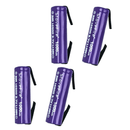 [2 Pack] 14500 1000mAh AA - Size 3.7V Li - ion Rechargeable Batteries with Solder Tabs | High - Performance Cells for Hair Clippers & Beard Shavers (Copy) (Copy) - Battery Mate