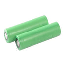 [2 Pack] 18650 Rechargeable Battery 2500mAh 20A 3.6V Li - Ion Flat - Top | High Drain Replacement for Power Tools & Torches - Tavice