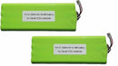 [2 Pack] 2000mAh OZRoll Replacement Battery Premium ODS Control 10 Roller Remote - Tavice
