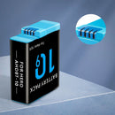 2 Pack 2000mAh Rechargeable Battery for GoPro Hero 9 Hero10 Camera Accessories - Tavice