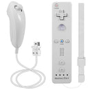 [2 Pack] 2in1 Built-in Motion Plus Remote Nunchuck Controller For Nintendo Wii - Tavice