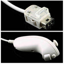 [2 Pack] 2in1 Built-in Motion Plus Remote Nunchuck Controller For Nintendo Wii - Tavice