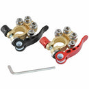 [2 Pack] 4-Way Positive Negative Battery Terminal Connectors Clamp Car Van Caravan 12V - Tavice