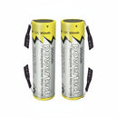 [2 Pack] AAA 900mAh Rechargeable Ni - MH Battery with Solder Tag | Replacement AAA 1.2V NiMH Cell for Battery Packs - Tavice