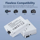2 Pack | Canon LP - E8 Battery Replacement - Tavice