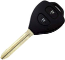 [2 Pack] Compatible With Toyota Prado RAV4 Corolla Remote Car Key Blank Shell/Case - Tavice