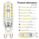 2 Pack | G9 LED Light Bulbs Non-Dimmable Warm White 3000K for Landscape Ceiling - Battery Mate