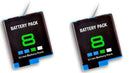 2 Pack | GoPro Compatible AHDBT801 Battery for Go Pro Hero 8 Hero 7 Hero 6 Hero 5 AHDBT - 801 - Tavice