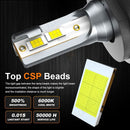 [2 Pack] H4 9003 HB2 LED Headlight Bulbs, 500% Brighter 6500K Xenon White High and Low Beam, Plug and Play for Hi/Lo Fog Lights Bulbs Replacement - Tavice