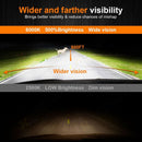 [2 Pack] H4 9003 HB2 LED Headlight Bulbs, 500% Brighter 6500K Xenon White High and Low Beam, Plug and Play for Hi/Lo Fog Lights Bulbs Replacement - Tavice