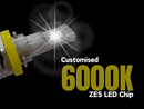 [2 Pack] H8 H9 H11 LED Headlight Bulbs 6500K White | High/Low Beam Conversion Kit - Tavice
