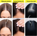 [2 Pack] Hairline Powder Instantly Conceals Hair Loss – Root Touch Up Hair Powder | Gray Hair Cover Up for Women & Men | Root Cover Up | Hair Fibers for Thinning Hair | Stain - Proof 48 Hours (Light Brown) - Battery Mate