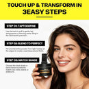 [2 Pack] Hairline Powder Instantly Conceals Hair Loss, Root Touch Up Hair Powder, Gray Hair Cover Up for Women & Men, Root Cover Up, Hair Fibers for Thinning Hair, Stain - Proof 48 Hours (Dark Brown) - Battery Mate