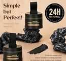 2 Pack] Hairline Powder Instantly Conceals Hair Loss – Root Touch Up Powder | Gray Hair Cover Up for Women & Men | Hair Fibers for Thinning Hair | Stain - Proof 48 Hours (Black) - Battery Mate