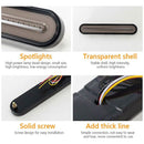 2 Pack | Halo Neon LED Tail Lights Trailer Truck Flowing Turn Signal Rear Stop Brake - Tavice