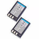 2 Pack | High - Performance Replacement Rechargeable Battery Pack Compatible with Nikon EN - EL9, EN - EL9a, EN - EL9e, MH - 23, and Nikon SLR Digital Cameras (D40, D40X, D60, D3000, D5000) - Tavice