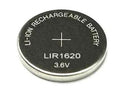 [2 Pack] LIR1620 Rechargeable Button Cell Battery 3.6V Li - Ion | Compatible with CR1620, BR1620, DL1620 - Tavice