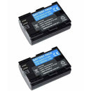 [2 Pack] LP-E6 Battery For Canon EOS 80D 70D 60D 7D 6D | Upgraded Capacity | Compatible with LP-E6N - Battery Mate