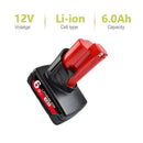 [2 Pack] Milwaukee M12 12V Compatible Battery | 6.0Ah High Capacity - Tavice