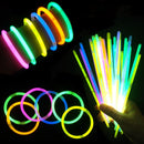 2 Pack Mixed Colour Glow Sticks Bracelets Party Glow In the Dark Glowsticks - Tavice