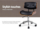 [2 Pack] Office Chair / Computer Gaming Chairs with Leather Fabric Seat Study Work Tilt - Tavice