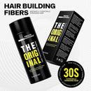 [2 PACK] PROVE NOTHING Hair Building Fibers 56g Hair Thickening Fibers for Thinning Hair Instantly Fills Bald Spots & Hair Loss Areas Natural Black, Long - Lasting Volume for Men & Women (Dark Brown) - Battery Mate