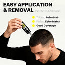 [2 PACK] PROVE NOTHING Hair Building Fibers 56g Hair Thickening Fibers for Thinning Hair Instantly Fills Bald Spots & Hair Loss Areas Natural Black, Long - Lasting Volume for Men & Women (Black) - Battery Mate