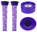 2 Pack Replacement Filter for Dyson V7 V8 Vacuum Parts,2pcs Pre-Filters and 2pcs HEPA Post-Filters Compatible with Dyson V7 V8 Animal and Absolute Vacuum Cleaner,Replaces Part