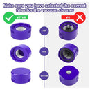 2 Pack Replacement Filter for Dyson V7 V8 Vacuum Parts,2pcs Pre-Filters and 2pcs HEPA Post-Filters Compatible with Dyson V7 V8 Animal and Absolute Vacuum Cleaner,Replaces Part