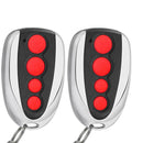 2 Pack | Replacement Steel-Line ZT-07 Garage Door Remote Suits SD800 Opener Transmitter - Tavice