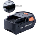 2 Pack RIDGID Compatible AEG 18V 7000mAh Li-Ion Battery R840087 R840086 R840085 L1830R L1850R - Tavice