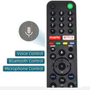[2 Pack] RMF-TX500P Voice Remote for Sony TV KD-65X9500G KD-55X9500G KD-43X8000H KD-55A8H w/ Google Play & Netflix - Battery Mate