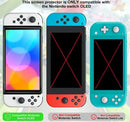 2 Pack Screen Protector Glass for Nintendo Switch OLED, Premium 9H Tempered Glass Screen Protector for Nintendo Switch OLED - Tavice