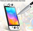 2 Pack Screen Protector Glass for Nintendo Switch OLED, Premium 9H Tempered Glass Screen Protector for Nintendo Switch OLED - Tavice