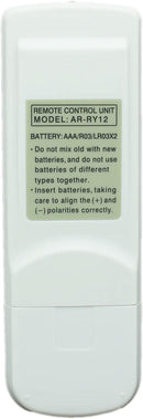 2 Pack Tavice Compatible Replacement AR - RY12 Remote Control for Fujitsu Air Conditioners – Also Compatible with AR - RY3, AR - RY5, AR - RY13, RY4, RY11, ASTA18LCC, ASTA24LFC, AR - RAD1E, AR - RAC1C, AR - RAE1E, AR - RAC2E - Tavice