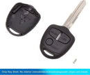 [2 Pack] TAVICE Replacement Remote Key Blank Shell/Case MIT8, Compatible with Mitsubishi Lancer CJ 2007?2014 - Battery Mate