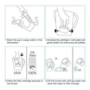 2 Pack | Water Filter for Brita Maxtra/Mavea Jug Refill Replacement Cartridge - Battery Mate