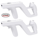 [2 Pack] Zapper Gun Compatible with Nintendo Wii Remote Wiimote Controller - Tavice